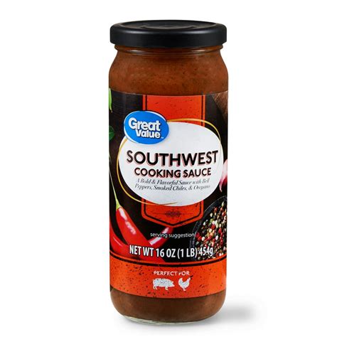 Great Value Southwest Cooking Sauce, 16 oz - Walmart.com - Walmart.com