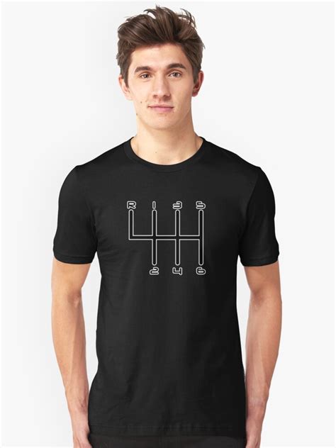 "6-Speed Manual Transmission Gear Stick H-Pattern" T-shirt by chowman29 | Redbubble