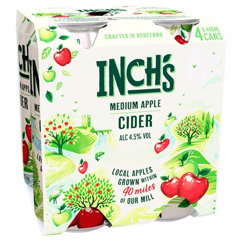 Inch's Apple Cider Cans 4 x 440ml | Zoom