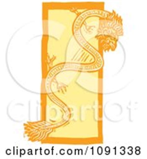 Cartoon Black and White Lineart Evil Chinese Dragon Character Mascot Posters, Art Prints by ...