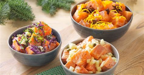 Marinated Norwegian Salmon in Three Varieties | Seafood from Norway