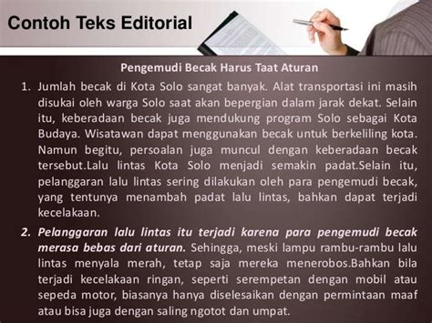 Contoh teks editorial tentang lingkungan 2021