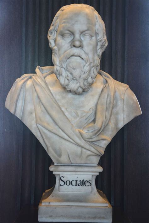 Bath, Art and Architecture: Bust of Socrates in the Long Room, Trinity College Library, Dublin