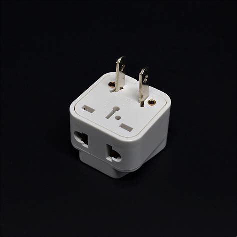 2 pin AC American USA Power Plug Adapter Travel Converter Australia UK ...