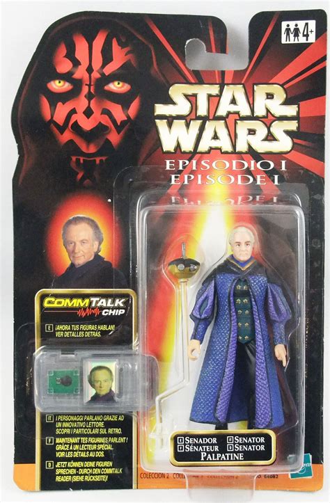 Star Wars Ep 1 Senator Palpatine With Bonus Battle Droid Euro MOC Action Figure 100% Original ...