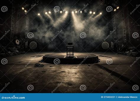 Empty concert stage stock image. Image of festival, empty - 273453221