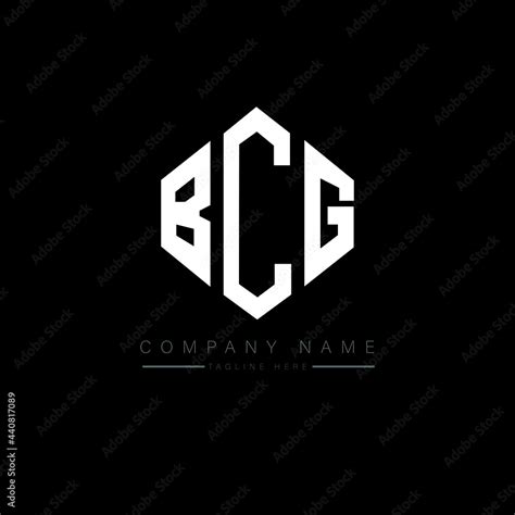 BCG letter logo design with polygon shape. BCG polygon logo monogram. BCG cube logo design. BCG ...