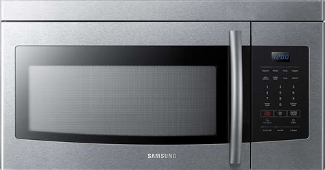 Samsung ME16K3000AS 1.6 cu. ft. Over-the-Range Microwave Oven with 1,000 Cooking Watts, 300 CFM ...