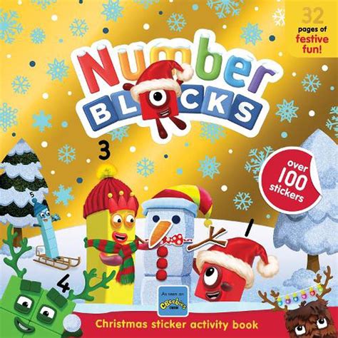 Numberblocks Christmas Sticker Activity Book by Sweet Cherry Publishing, Paperback ...