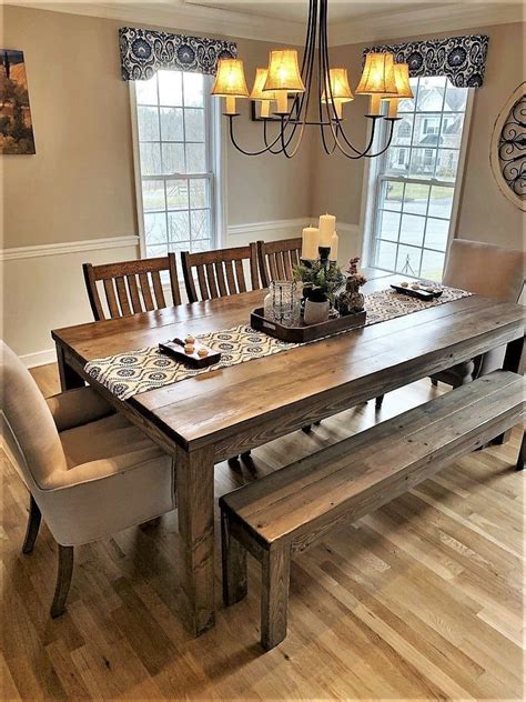 10+ Rustic Modern Farmhouse Dining Room – HomeDecorish