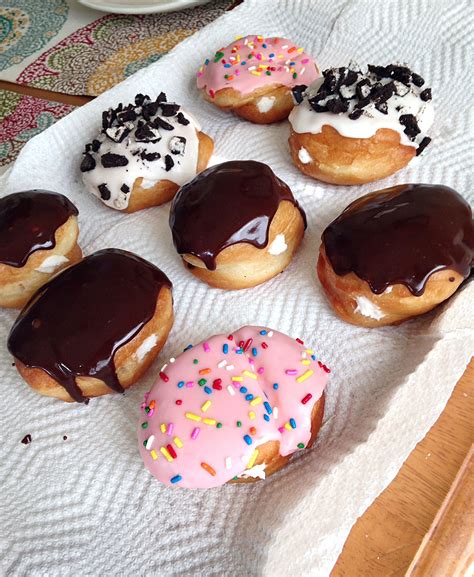 [Homemade]I made creme filled donuts today! #recipes #food #cooking # ...