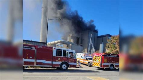 Exhaust fan sparks blaze at Wheelabrator in Millbury - Boston News, Weather, Sports | WHDH 7News