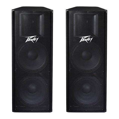 Peavey PV215 2-Way 2800 Watt Dual 15" PA Full Range DJ Speakers PV 215 (2 Pack) - Walmart.com