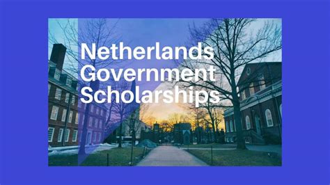 Netherlands Government Scholarships | Orange Knowledge Program | Scholarships for International ...