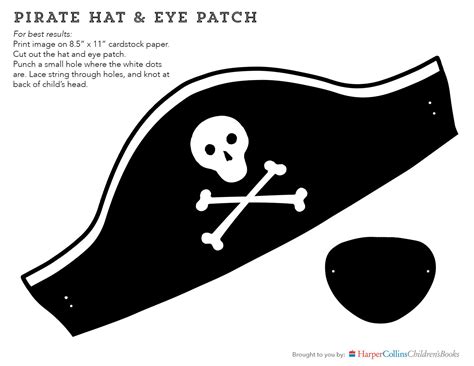 Diy Pirate Hat Template