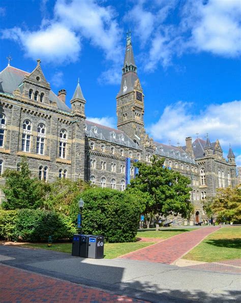 Healy Hall - Georgetown University Stock Photo - Image of education, georgetown: 14089564