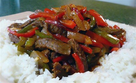 Classic Chinese Pepper Steak Recipe | CookingHacks.com