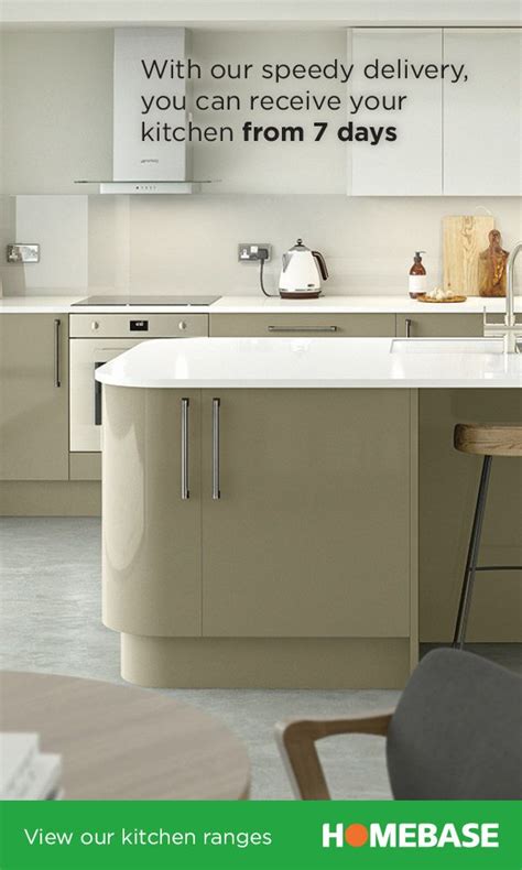 With our speedy delivery across Homebase kitchens, you can receive your kitchen from 7 days ...