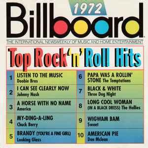 Billboard Top Rock'N'Roll Hits - 1972 (1997, CD) | Discogs