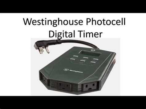 Westinghouse Outdoor Christmas Light Timer Instructions | Decoratingspecial.com