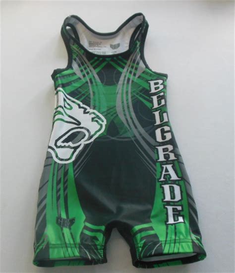 Custom high cut sublimated youth wrestling singlet (China Trading ...