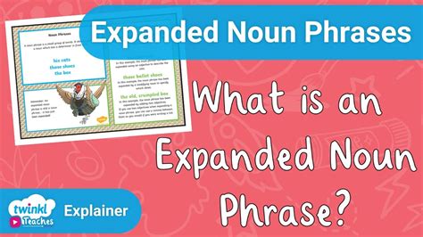 Expanded Noun Phrases Poster (Teacher-Made) Twinkl | lupon.gov.ph