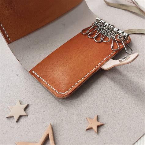 Leather Key And Card Holder By Tori Lo Leather | notonthehighstreet.com