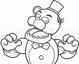 Fnaf Coloring Pages Golden Freddy At GetColoringscom  Free Printable sketch template