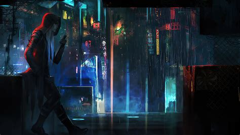 Wallpaper 4k Rain Ideas Cyberpunk Wallpaper Rainy City | Images and Photos finder