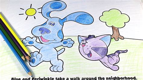 Periwinkle blues clues coloring pages