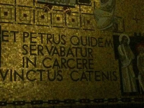 Stunning Latin Inscription at St. Peter Chains Cathedral