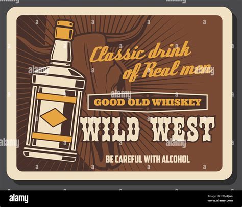 Cowboy vintage whisky hi-res stock photography and images - Alamy