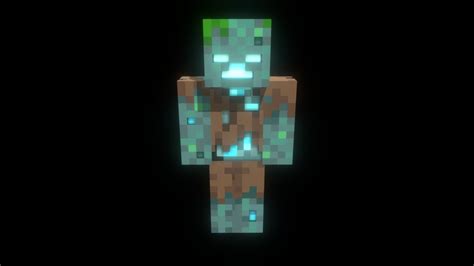 Minecraft Drowned - Download Free 3D model by Mr. Snark (@Mr-Snark ...