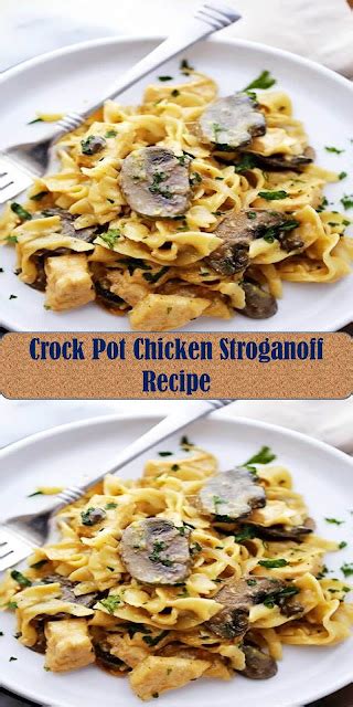 #Crock #Pot #Chicken #Stroganoff #Recipe