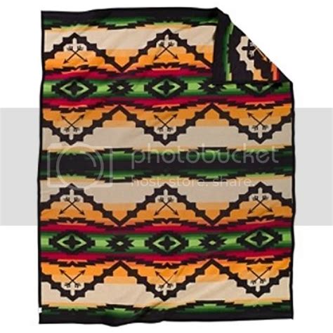 PENDLETON Blanket North Trail Native American Design | eBay