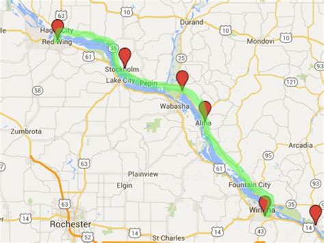 Great River Road Trip Travel Map & Directory | Scenic Pathways