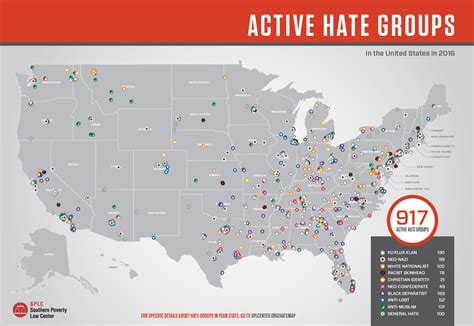 Map Shows How Hate Groups Spread in America in 2016 - ATTN: