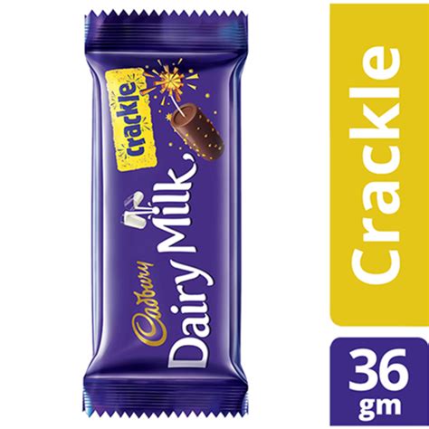 Buy Cadbury Dairy Milk Crackle Chocolate Bar 36 gm Online at Best Price ...