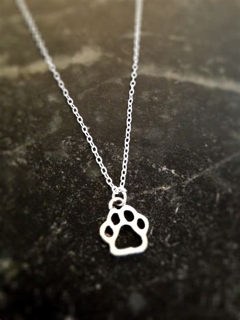 Pawprint on my Heart Necklace