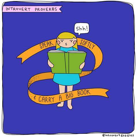 Speak softly | Introvert doodles