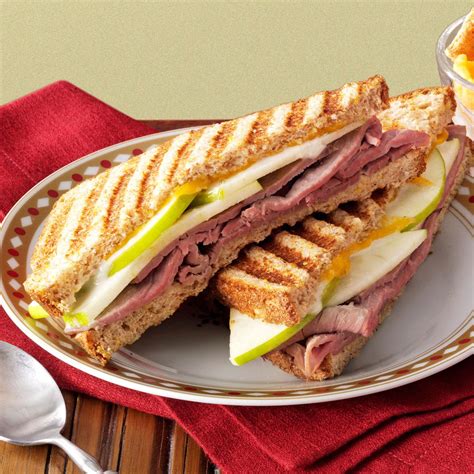 Apple-Beef Panini Recipe | Taste of Home