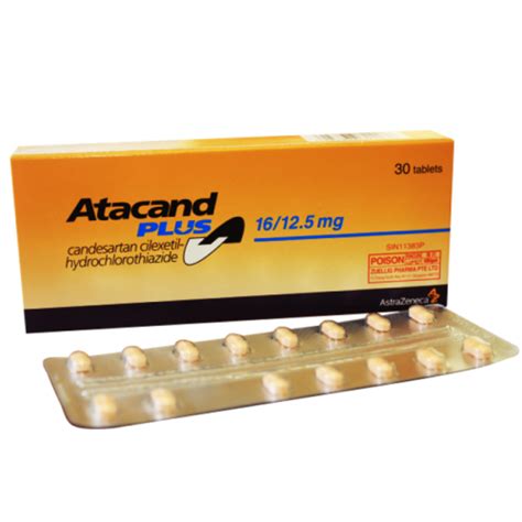 ATACAND ® PLUS 16 / 12.5 mg ( Candesartan cilexetil / Hydrochlorothiazide ) 14 tablets