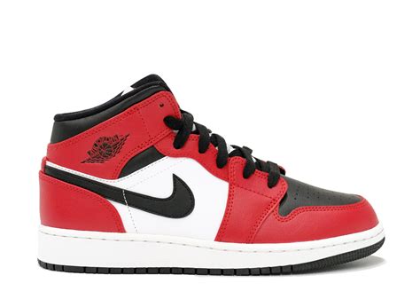 AIR JORDAN 1 MID Chicago Black Toe (GS) | Level Up