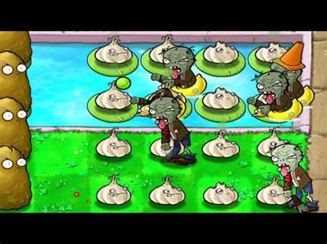 Garlic VS Zombies - ( plant vs zombies ) - YouTube