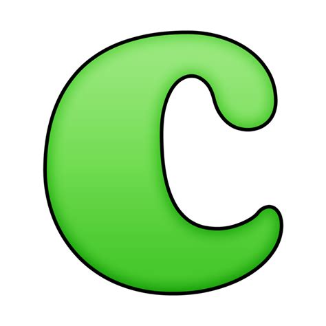 Buchstabe - Letter C | Buchstaben, Lettern