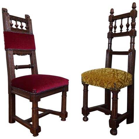 Two Excellent and Rare Handcrafted Solid Oak Chairs for Small Children or Dolls For Sale at 1stdibs