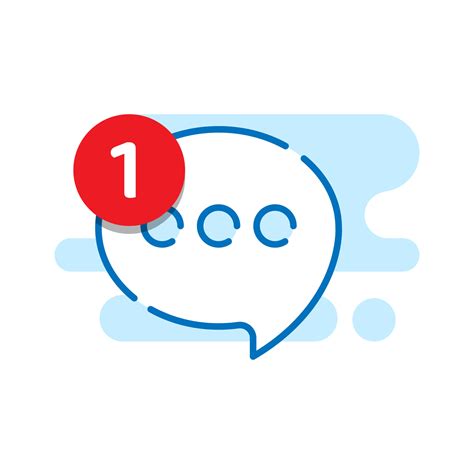 new message notification pop up concept illustration flat design vector eps10. simple, modern ...