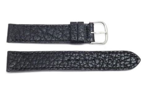 Genuine Swiss Army 20mm Regular Length Black Leather Strap | Total ...