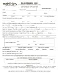 Popeyes Application Form - Edit, Fill, Sign Online | Handypdf