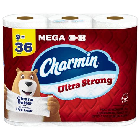 Save on Charmin Ultra Strong Mega Roll 2-Ply Toilet Paper Unscented ...